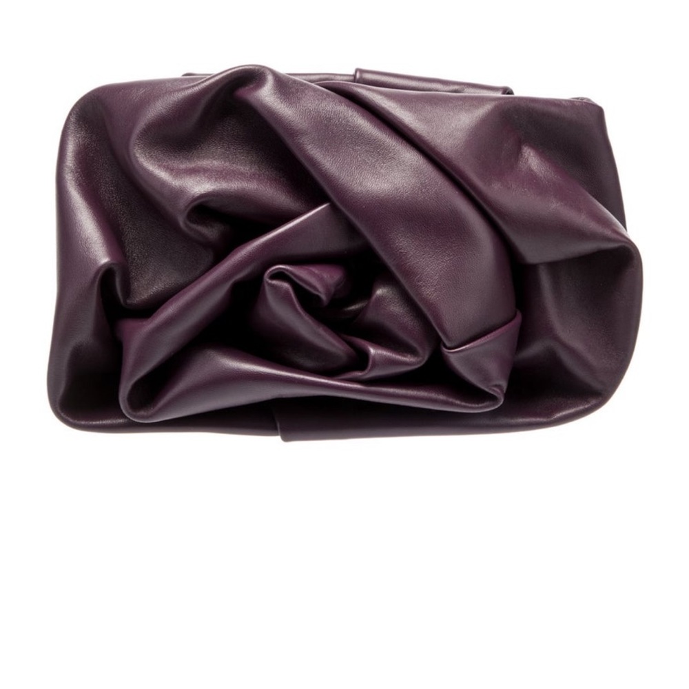Burberry Purple Leather Clutch